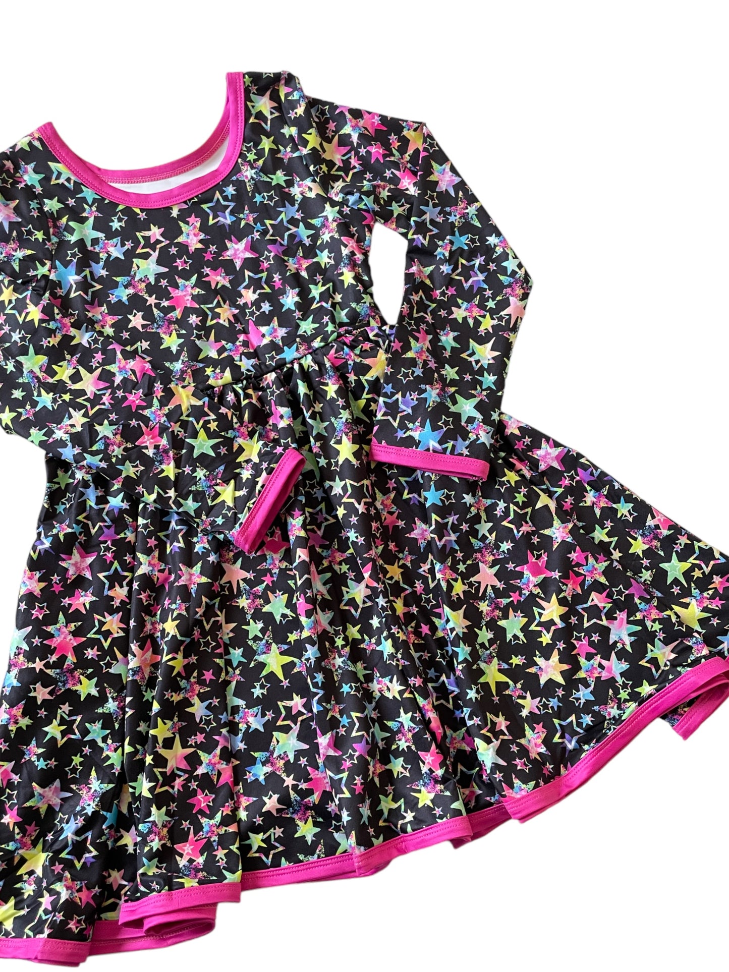 Neon Stars pocket dress