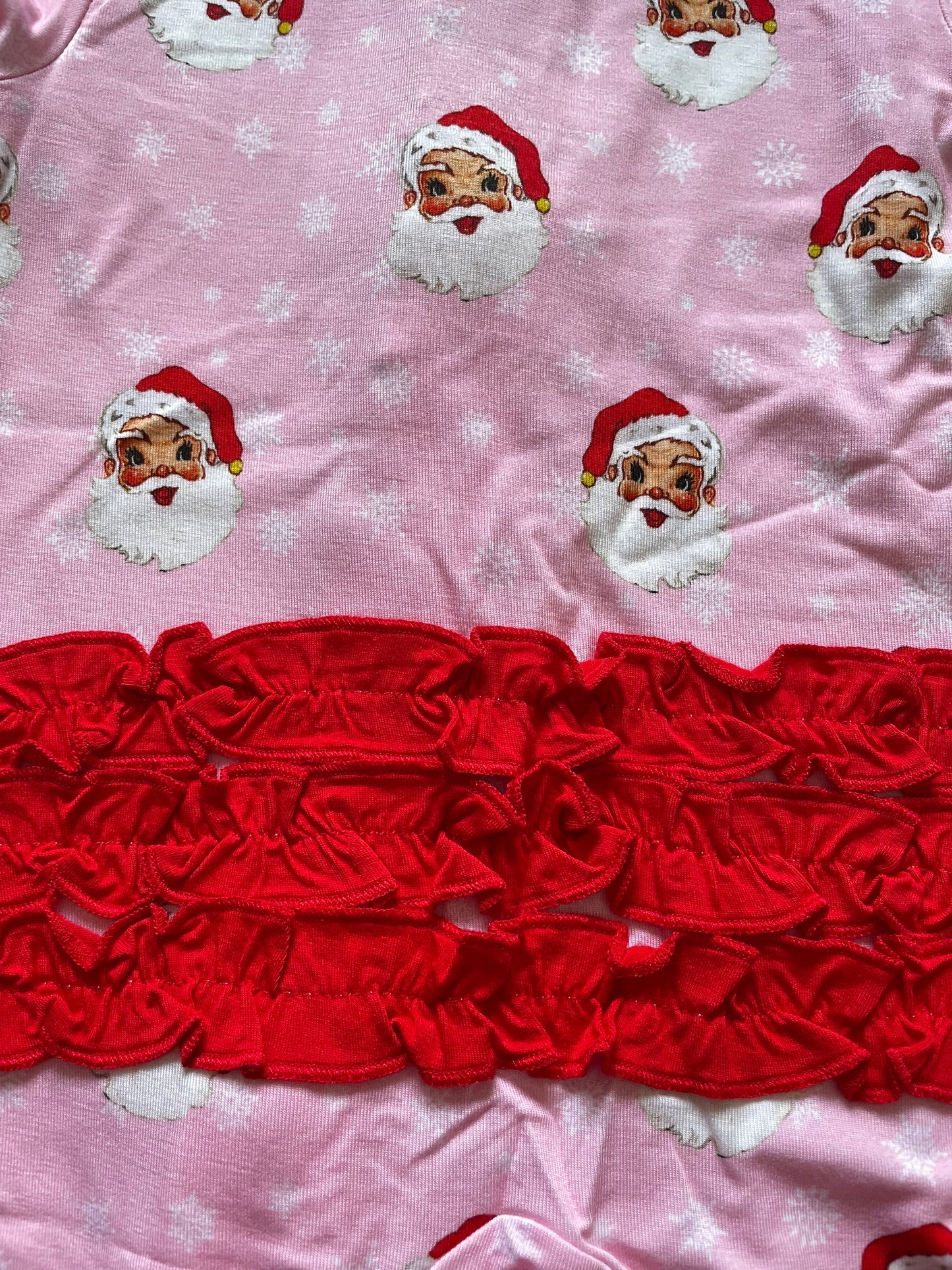 Pink vintage Santa zippy