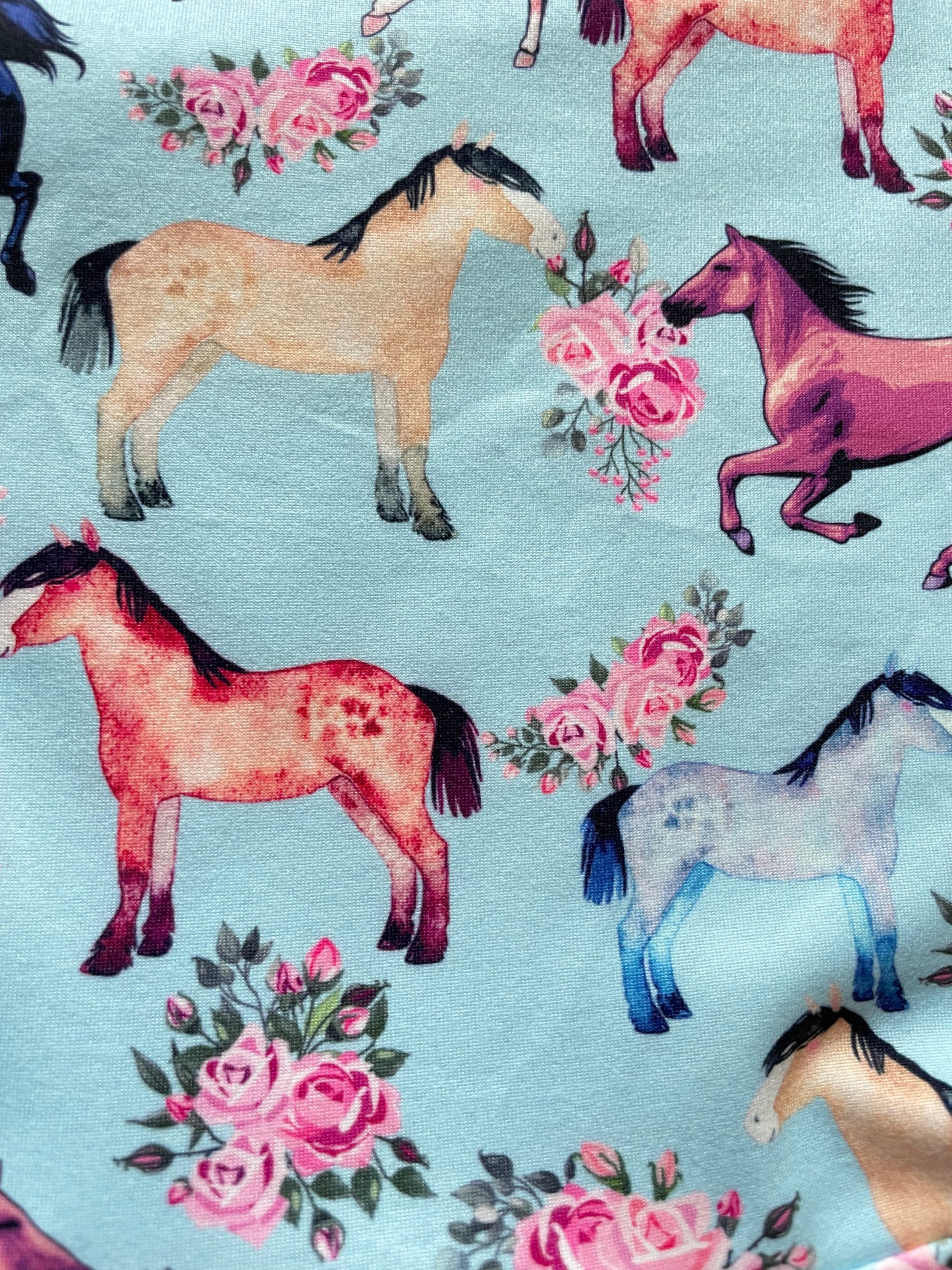 Horse floral with Pockets