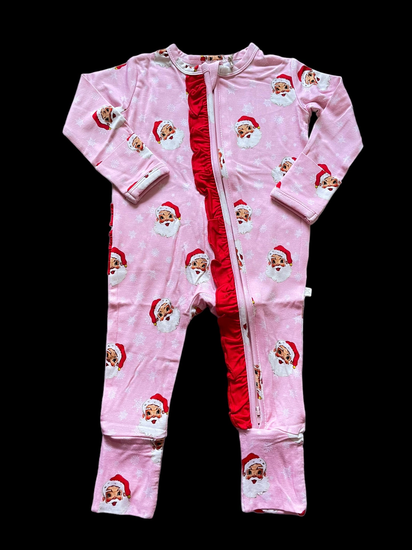 Pink vintage Santa zippy